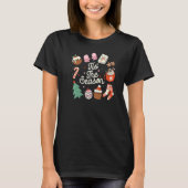 Kerstdoodles: Seizoensreiersdag T-shirt (Voorkant)