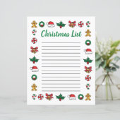 Kerstdoodsen Kinder kerstlijstSjabloon (Staand voorkant)