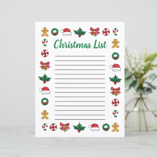 Kerstdoodsen Kinder kerstlijstSjabloon (Staand voorkant)