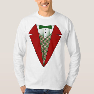 Kerstdoosje T-Shirt, rood en groen T-shirt