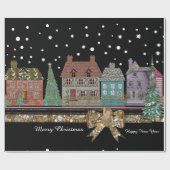 Kerstdorp 15 ft cadeaupapier (Vlak)