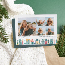 kerstdorp | 5 Foto-collage