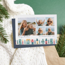 kerstdorp | 5 Foto-collage