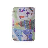 kerstdorp badmat (Voorkant Verticaal)