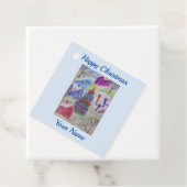 kerstdorp bedankjes labels (In situ)