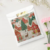 kerstdorp bedankzakje (Gezegeld)