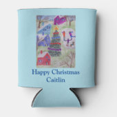 kerstdorp blikjeskoeler (Voorkant)