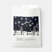 Kerstdorp Favor Bag Bedankzakje (Voorkant)