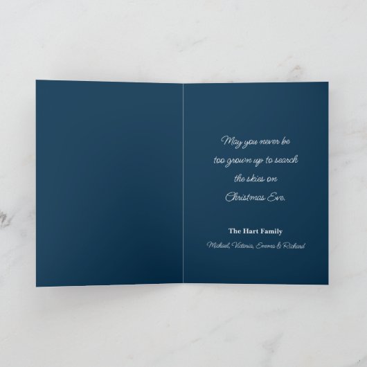 kerstdorp feestdagen kaart (Binnen)