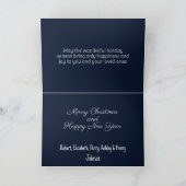 kerstdorp feestdagen kaart (Binnen)