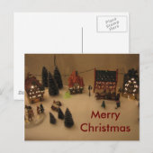 Kerstdorp Feestdagenkaart (Voorkant / Achterkant)