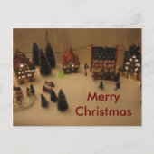 Kerstdorp Feestdagenkaart (Voorkant)