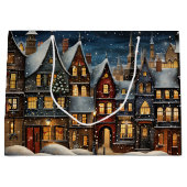 kerstdorp groot cadeauzakje (Voorkant)