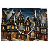 kerstdorp groot cadeauzakje (Achterkant)