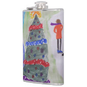 kerstdorp heupfles (Links)