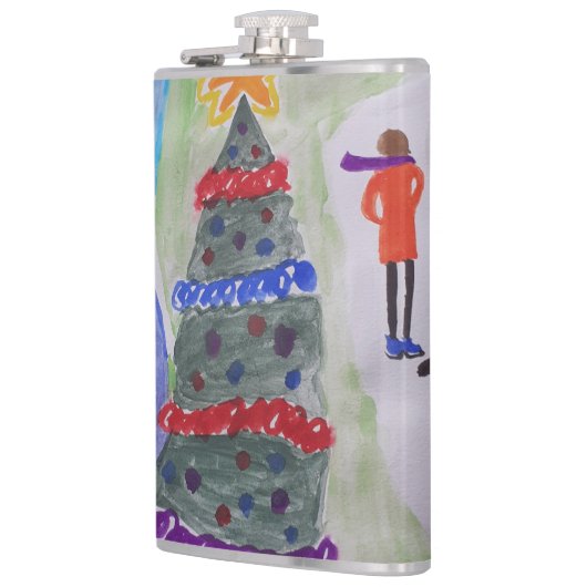 kerstdorp heupfles (Links)