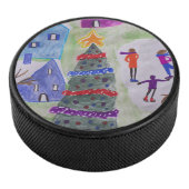 kerstdorp hockey puck (3/4)