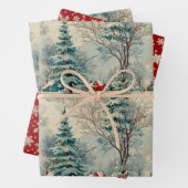  Kerstdorp II Inpakpapier Vel (In situ)