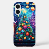 kerstdorp iPhone 16 hoesje