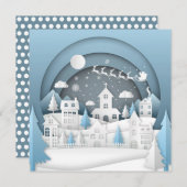 Kerstdorp Kaart (Voorkant / Achterkant)