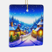 Kerstdorp Keramisch Ornament (Rechts)