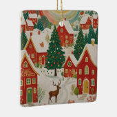 kerstdorp keramisch ornament (Rechts)