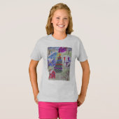 Kerstdorp Kinder T-shirt (Voorkant volledig)