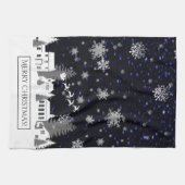 Kerstdorp Kitchen Towel Theedoek (Horizontaal)