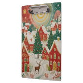 kerstdorp klembord (Links)