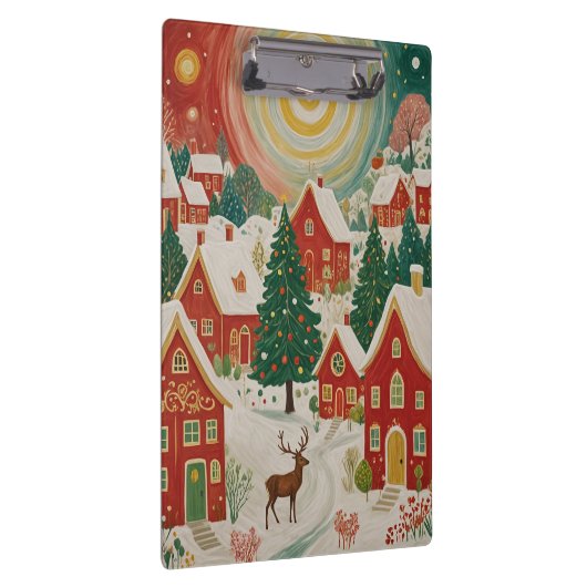 kerstdorp klembord (Rechts)