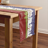 Kerstdorp Lange Tafelloper (Voorbeeld)