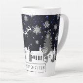 Kerstdorp Latte Mok (Rechterhoek)