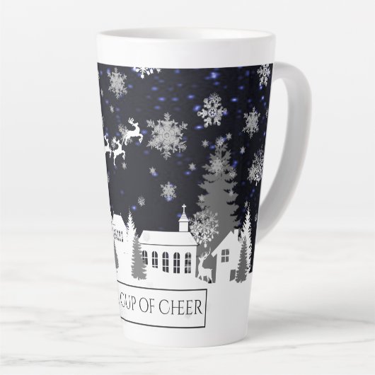 Kerstdorp Latte Mok (Rechterhoek)