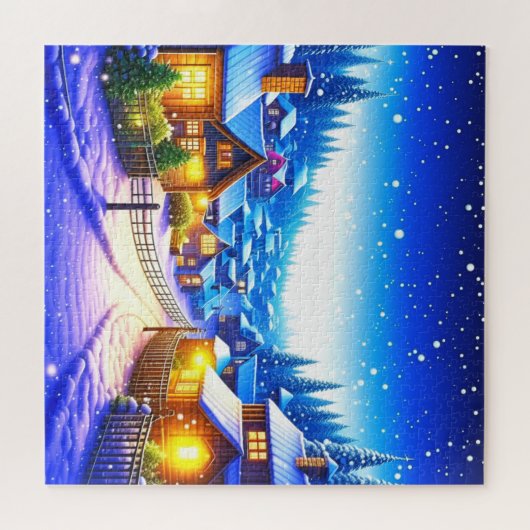 Kerstdorp Legpuzzel (Horizontaal)