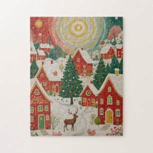 kerstdorp legpuzzel