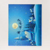 kerstdorp legpuzzel (Verticaal)