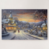 kerstdorp legpuzzel (Horizontaal)