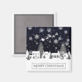 Kerstdorp Magnet (Voorkant / Achterkant)