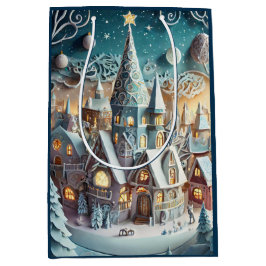 kerstdorp medium cadeauzakje