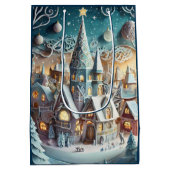 kerstdorp medium cadeauzakje (Achterkant)