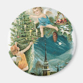 Kerstdorp met Angels Magneet (Voorkant)