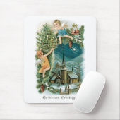 Kerstdorp met Angels Muismat (Met muis)