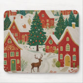 kerstdorp muismat (Voorkant)