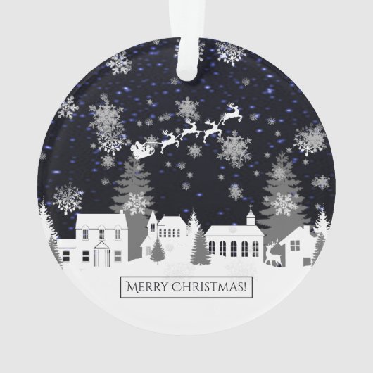 Kerstdorp Ornament (achterkant)