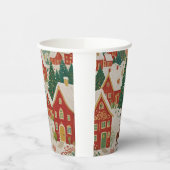 kerstdorp papieren bekers (Links)