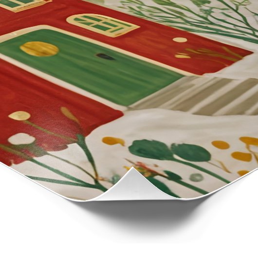 kerstdorp perfect poster (Hoek)