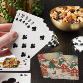 kerstdorp pokerkaarten (Insitu)