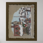 kerstdorp poster (Voorkant)