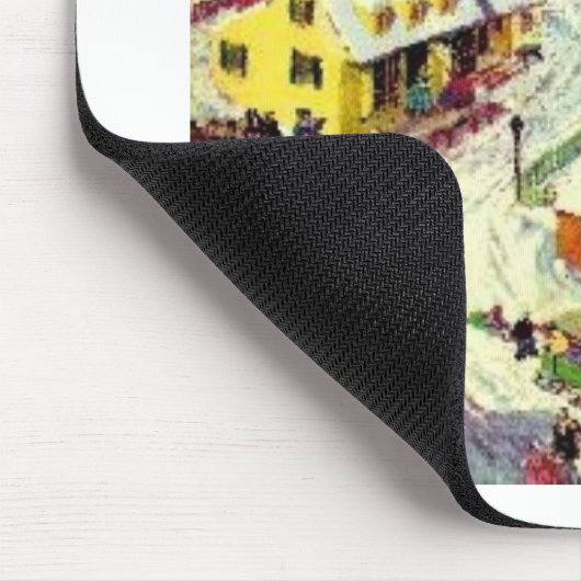 Kerstdorp Scene Muismat (Hoek)