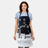 Kerstdorp Schort (Gedragen)